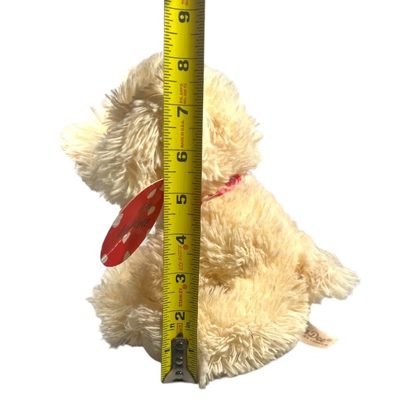 Dan Dee Golden Retriever Puppy Dog Plush Valentines Day Be My Valentine 8” Inch - Picture 8 of 8